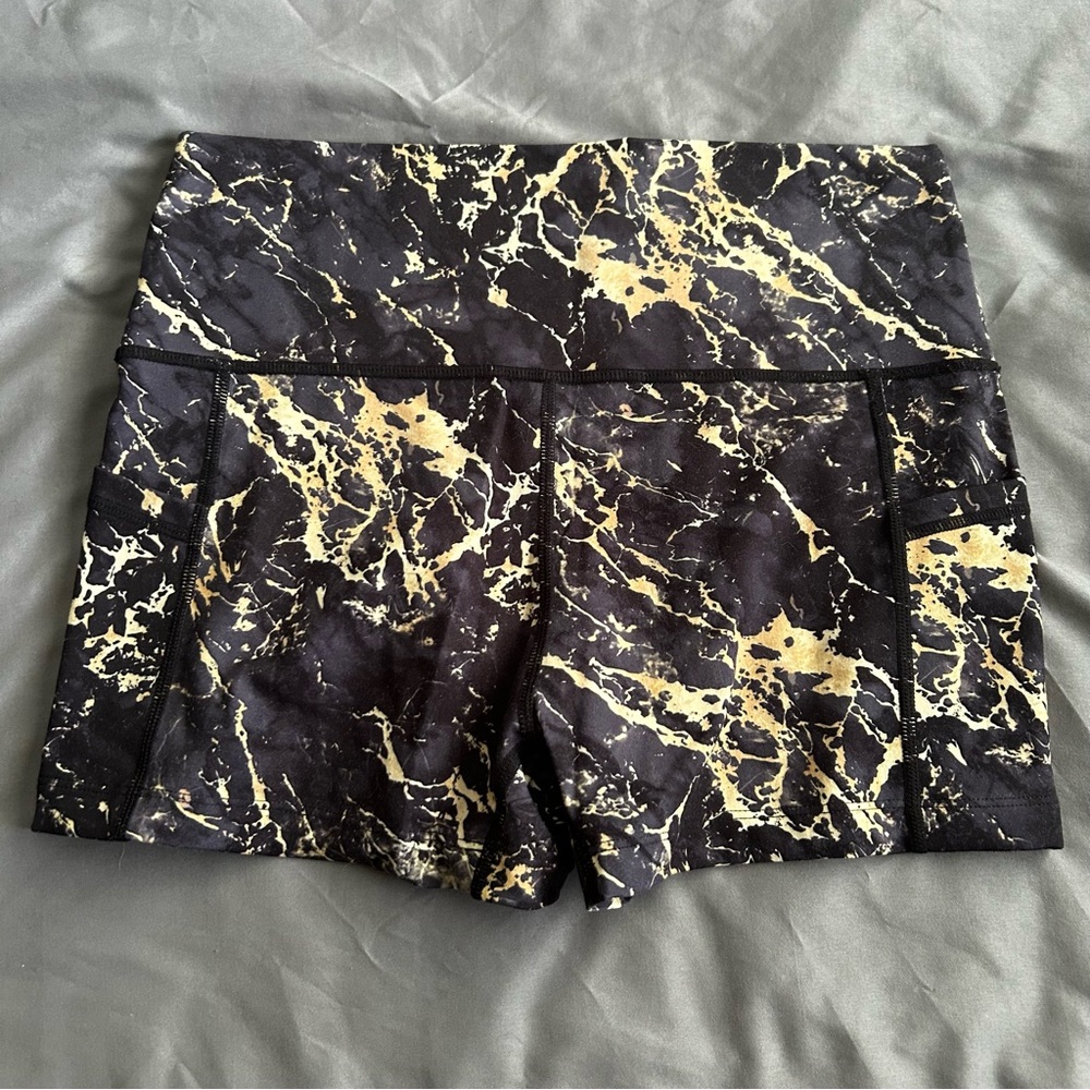 Black and Gold Women's Shorts